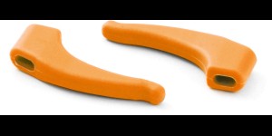 Milo & Me kids antislip oorhaakjes, oranje (col. 47)