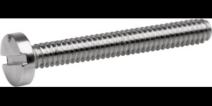 Gleufschroef zilver Ø 1,2 lengte 10 mm