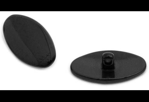 Titanium schroefpad zwart allergievrij 13 mm