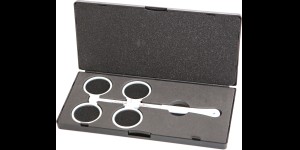 Binoculaire voorhanger kunststof, 0.50 dpt.