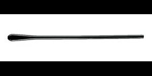 Acetaat oortip zwart Ø 1 mm