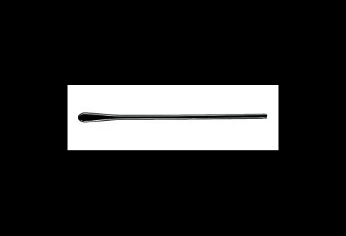 Acetaat oortip zwart Ø 1 mm