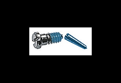 Gleufschroef zilver Tuflock Ø 1,0 lengte 2,8/5,8 mm