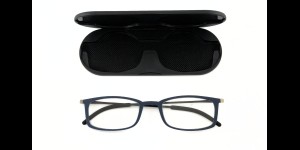Ultradunne Leesbril mat donker blauw