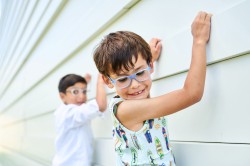 Alex transparant denim lichtblauw/donkerblauw, maat 46