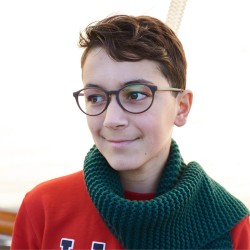 Kim bruin/licht bruin, maat 48