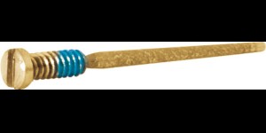 Gleufschroef goud Tuflock Ø 1,2 lengte 4,8/14,8 mm