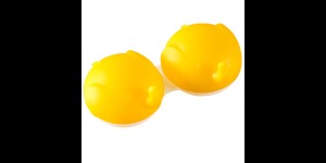 Contactlenzen houders - Olifant, geel