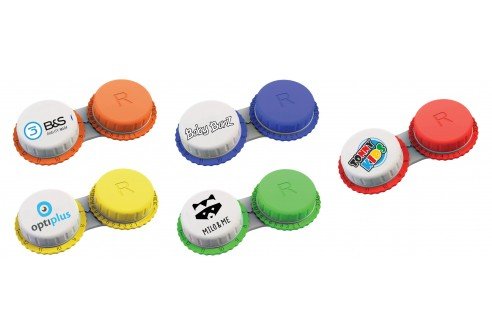 I-Case contactlenzen houder met logo bedrukking