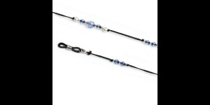 Brilketting Adriana blauw, 2 stuks 