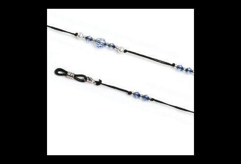 Brilketting Adriana blauw, 2 stuks 