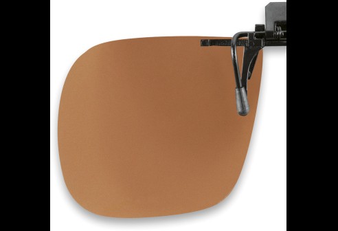 Voorhanger „Standaard” klapbaar 60 x 52 mm – Bruin, polariserend