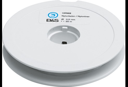Nylordraad Ø 0,5 mm