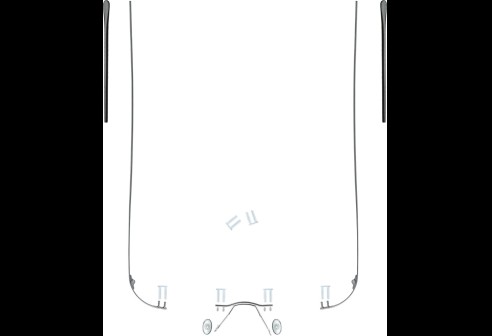 Complete glasbrilset zilver