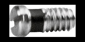 Gleufschroef zilver Ø 1,4 lengte 3,4 mm