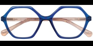 Leesbril Stella blauw beige