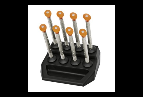 Moersleutelset 8 stuks in kunststofstander