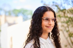 Kim transparant lichtbruin/bruin, maat 46