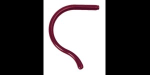 Siliconen kruloortip voor kinderen bordeaux Ø 1,0 tot 1,1 mm