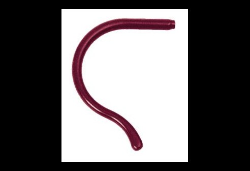 Siliconen kruloortip voor kinderen bordeaux Ø 1,0 tot 1,1 mm