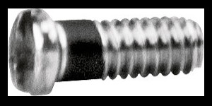 Kruiskop/gleuf-schroef zilver Ø 1,4 lengte 4,2 mm