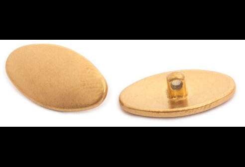 Titanium schroefpad gematteerd goud allergievrij 13 mm