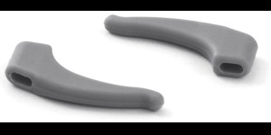 Milo & Me kids antislip oorhaakjes, grijs (col. 34)