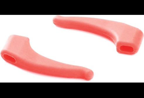 Milo & Me kids antislip oorhaakjes, rood (col. 13 en T87) 