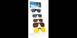 Display acryl voor 5 clips