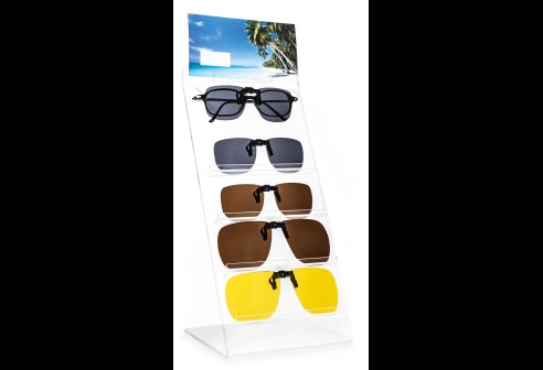 Display acryl voor 5 clips
