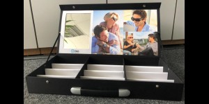 Shoptic presentatiekoffer – Zonder inhoud - Met spiegel