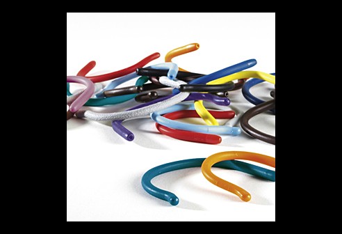 Oortip, kinderen: lengte 80 mm, rood