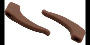 Milo & Me kids antislip oorhaakjes, Ceder bruin 