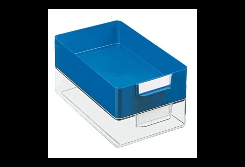 Werkbakken - grote uitvoering- Transparant - extra hoog- 65 mm