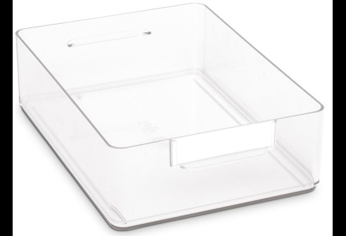 Werkbakken - grote uitvoering- Transparant - extra hoog - 65 mm