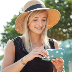 Etui Splash Jade met microvezeldoekje