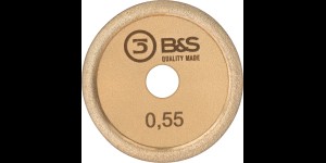 Diamantschijf 0.55 mm dik