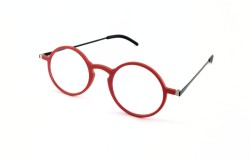 Ultradunne Leesbril mat rood