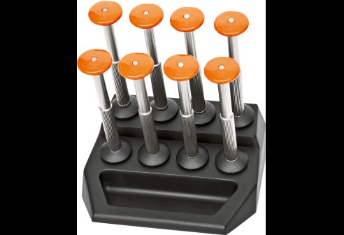 Moersleutelset 8 stuks in kunststofstander