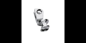 Insmeltscharnieren voorstukdeel links, dubbele ogen, opening 1,0 mm