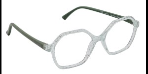 Lux glitter jelly green/pewter green, maat 46