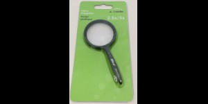 Hand loep 50mm, 2.5x/5x vergroting