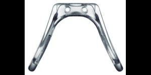Siliconen neusbrug voor metalen monturen, groot 16,9 mm