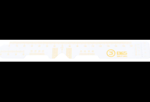PD maat transparant 0–160 mm