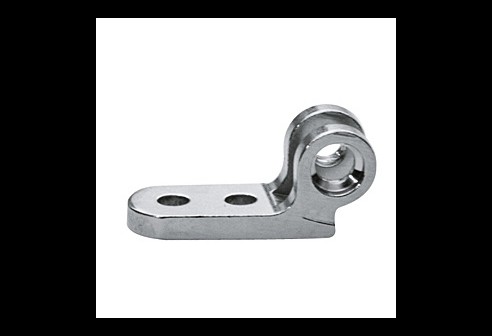 Klinkscharnieren veerdeel rechts, dubbele ogen, opening 0,8 mm