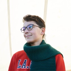 Kim bruin/licht bruin, maat 48