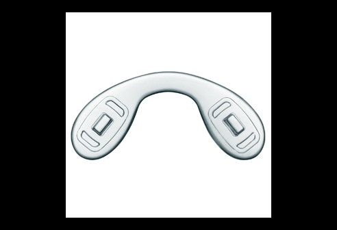 Siliconen zadelpad klik halfhard 12 x 23,3 mm