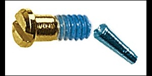 Gleufschroef goud Tuflock Ø 1,4 lengte 4,0/7,0 mm