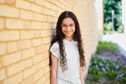 Kim transparant lichtbruin/bruin, maat 46