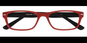 Leesbril Feeling zwart rood